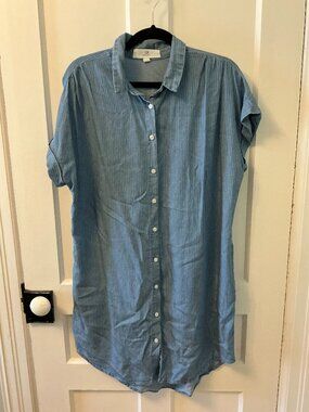 Thread + Supply pinstripe tunic (large)